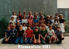 Klassenfoto 1981